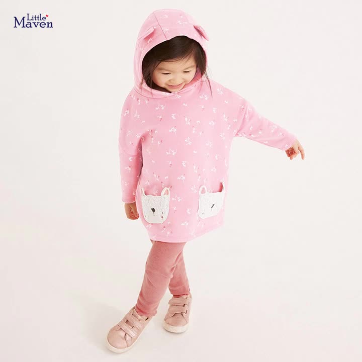 Cubs Lane Little maven autumn new Girls Winterwearlong-sleeved cotton