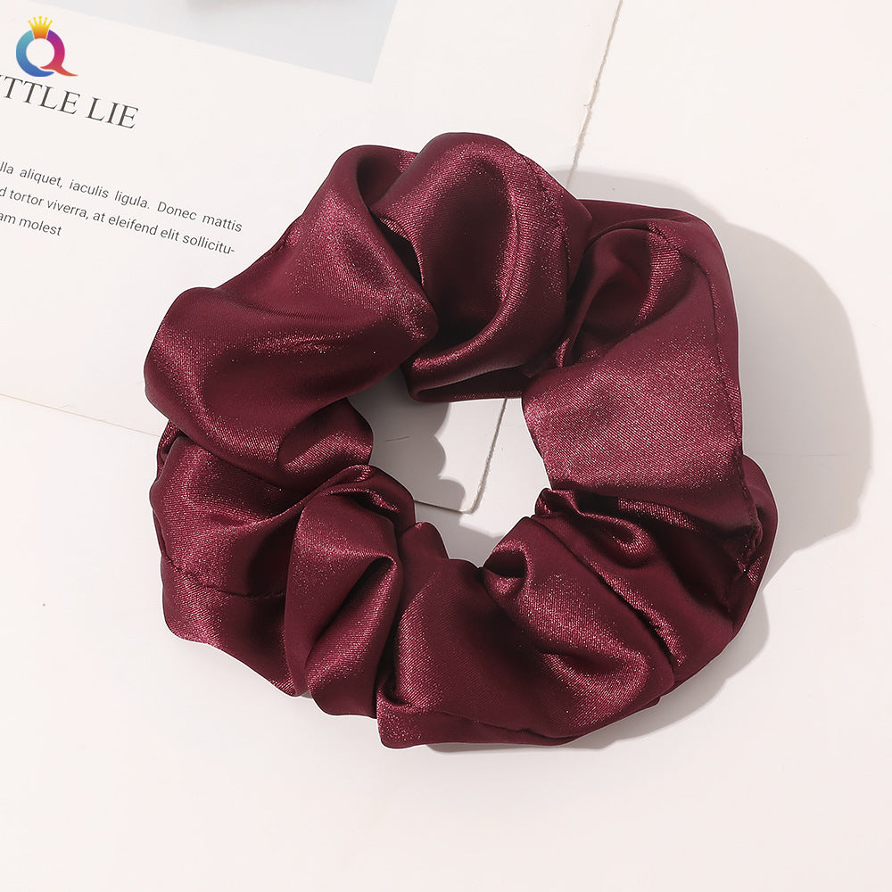 Cubs Lane  hair ring mulberry silk sweet satin colon ring high-end hair rope hair accessories