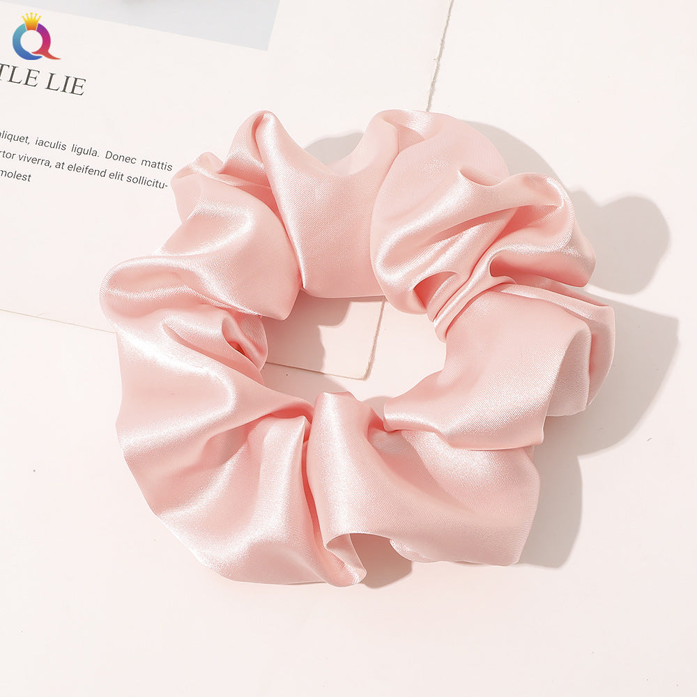 Cubs Lane  hair ring mulberry silk sweet satin colon ring high-end hair rope hair accessories