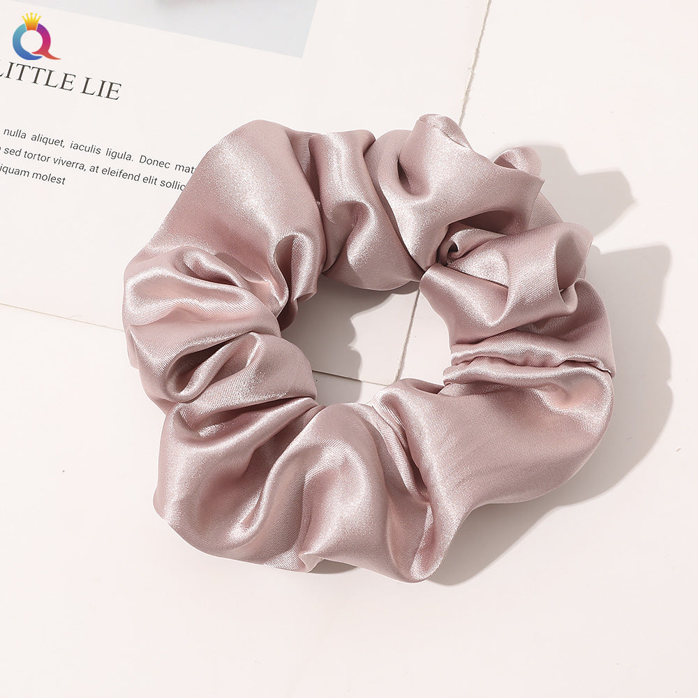 Cubs Lane  hair ring mulberry silk sweet satin colon ring high-end hair rope hair accessories