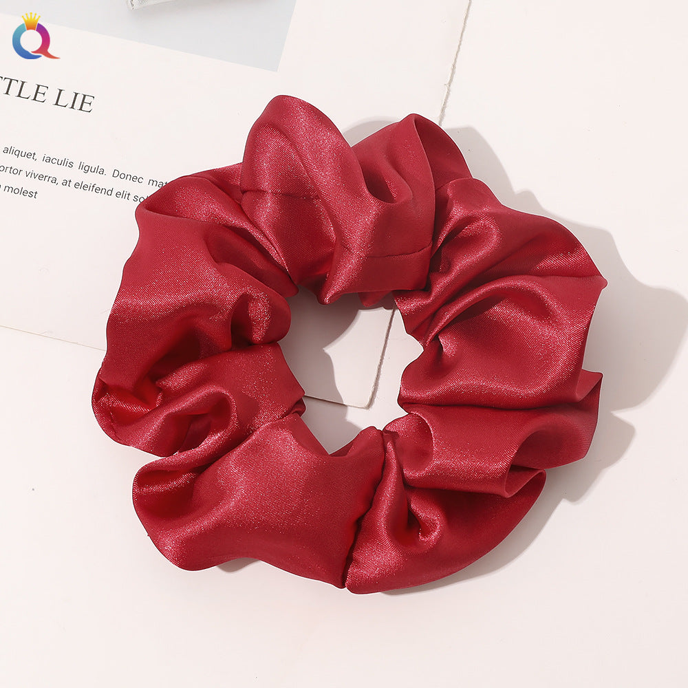 Cubs Lane  hair ring mulberry silk sweet satin colon ring high-end hair rope hair accessories