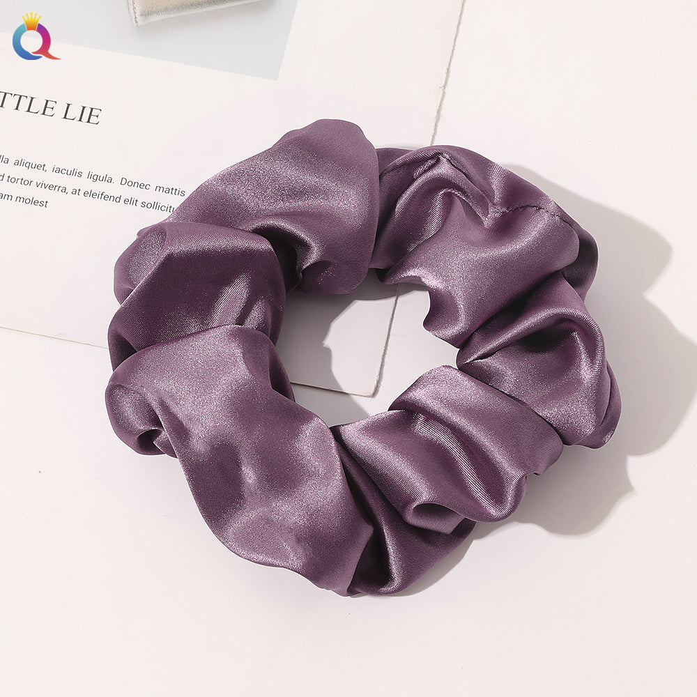 Cubs Lane  hair ring mulberry silk sweet satin colon ring high-end hair rope hair accessories