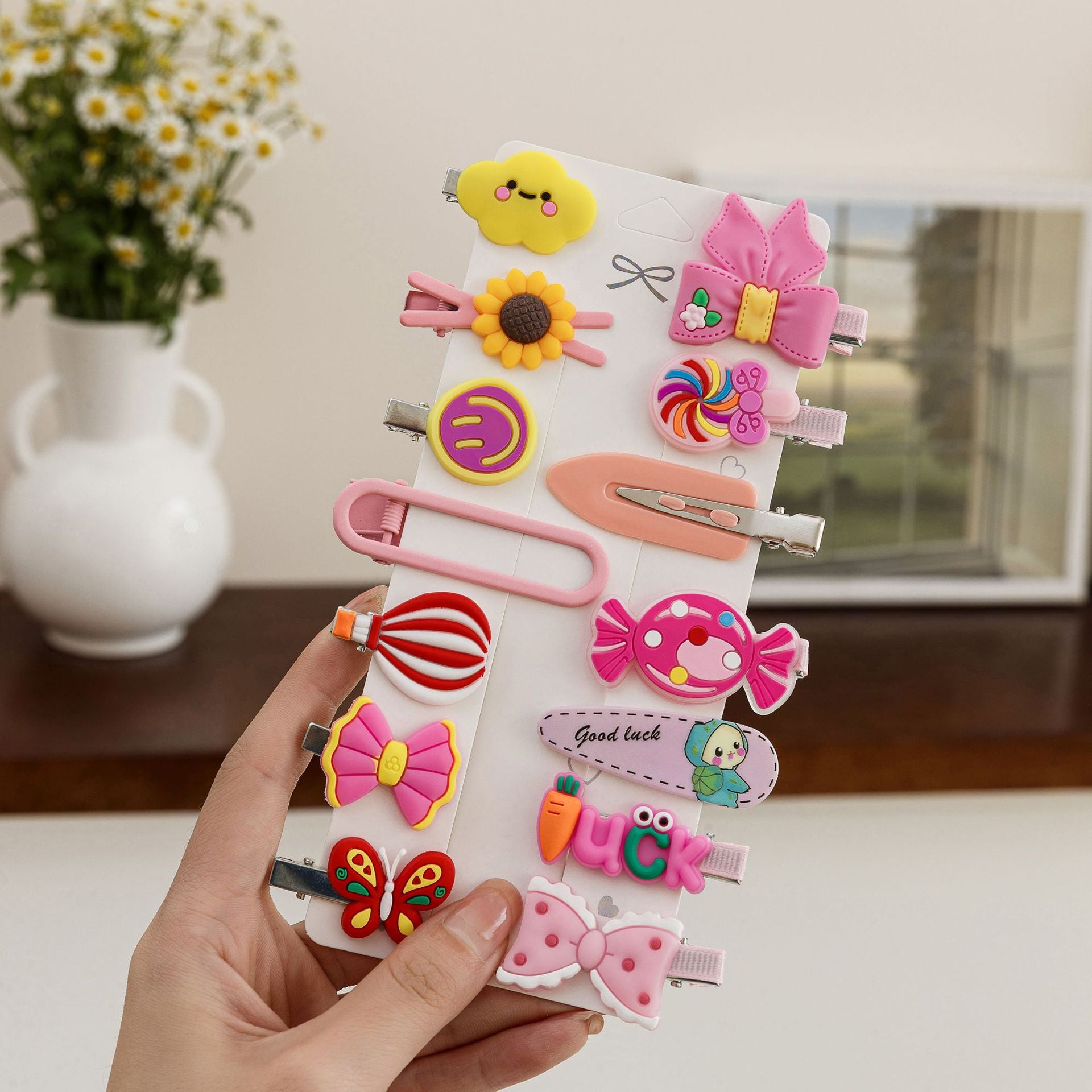 Cubs Lane Children's hairpins 14 pieces combination cartoon hairpins little girl bangs princess small clip hair