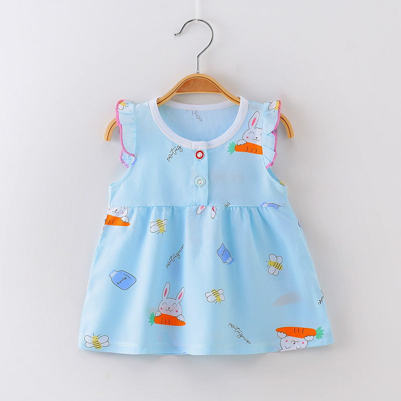 Cubs Lane Baby girl summer dress thin cotton silk