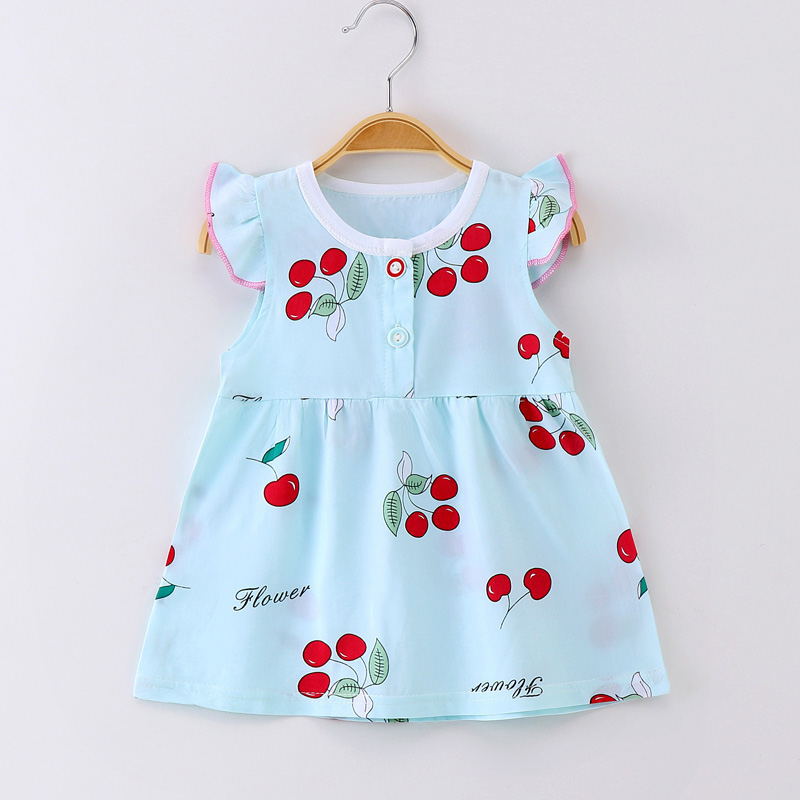 Cubs Lane Baby girl summer dress thin cotton silk