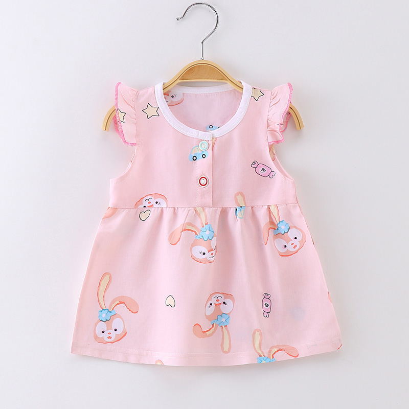 Cubs Lane Baby girl summer dress thin cotton silk