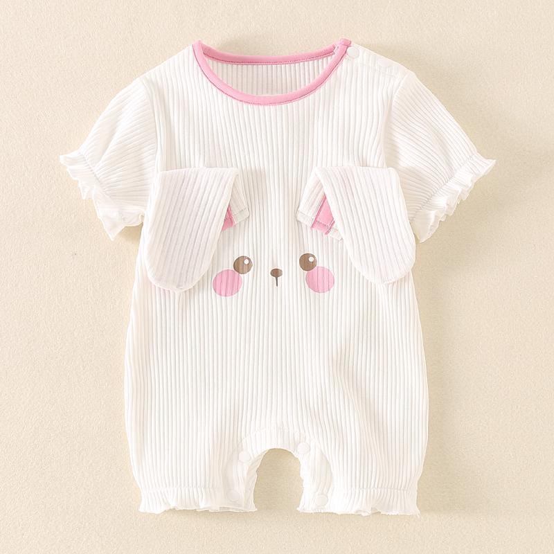 Cubs Lane comfortable cute bunny romper crawling clothes full month newborn baby clothes