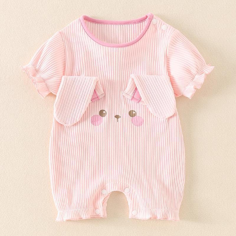 Cubs Lane comfortable cute bunny romper crawling clothes full month newborn baby clothes