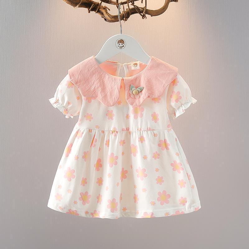 Cubs Lane Girls baby collar dress summer new style fashionable