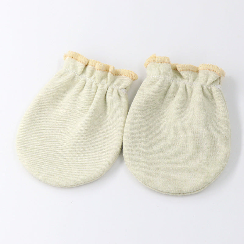 Cubs Lane Unisex Beige Solid 1 Pair of Mittens