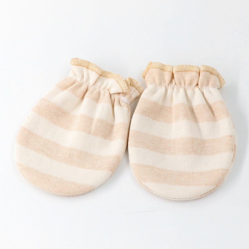 Cubs Lane Unisex Beige Solid 1 Pair of Mittens