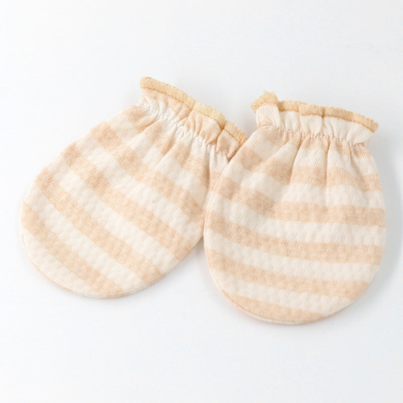 Cubs Lane Unisex Beige Solid 1 Pair of Mittens