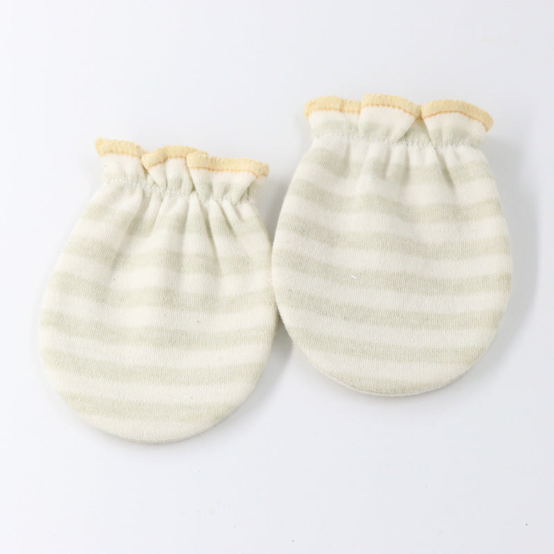 Cubs Lane Unisex Beige Solid 1 Pair of Mittens