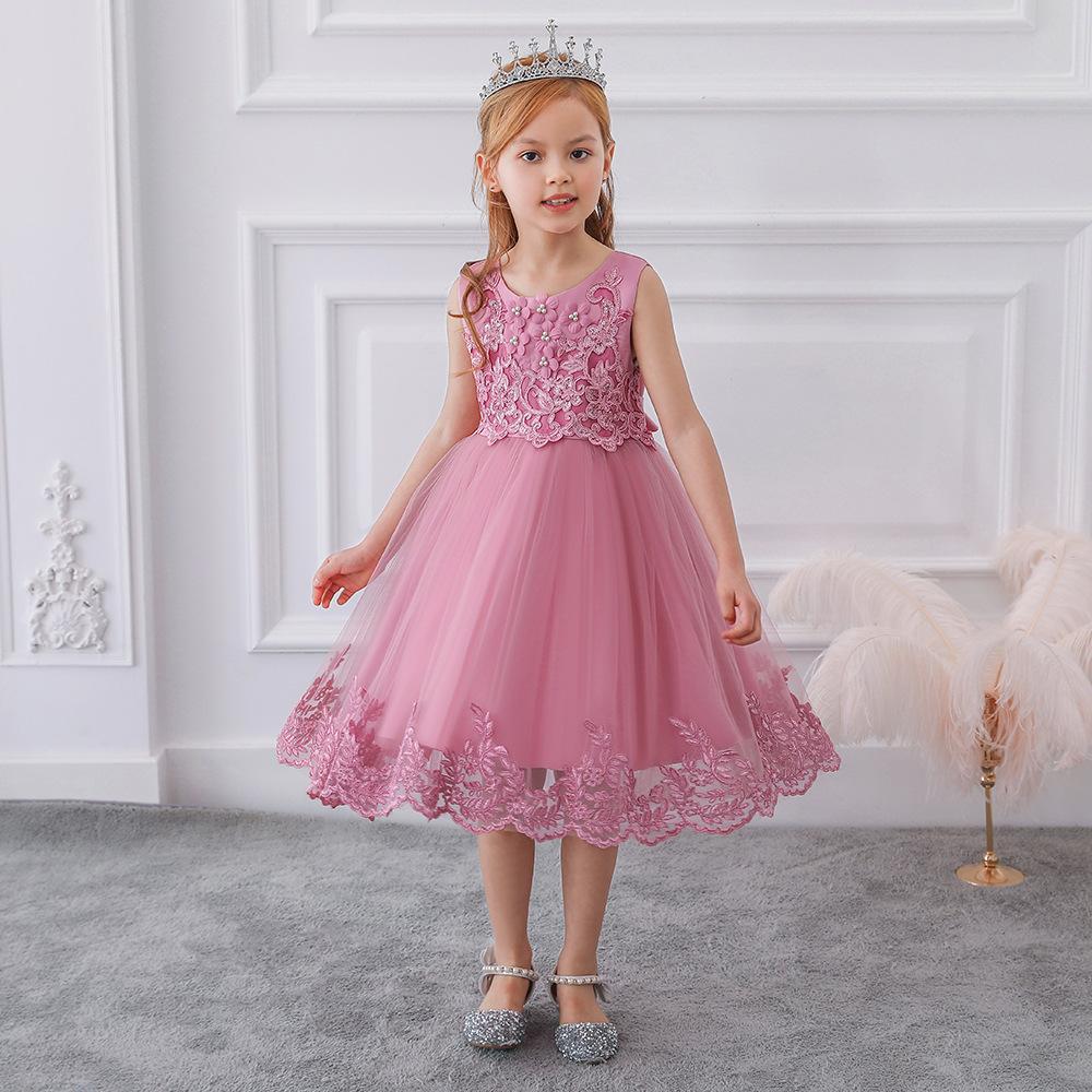 Cubs Lane Party Wear Pink Dresses For Girls