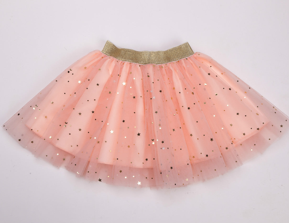 Cubs Lane children's tulle skirt princess half-length mesh skirt