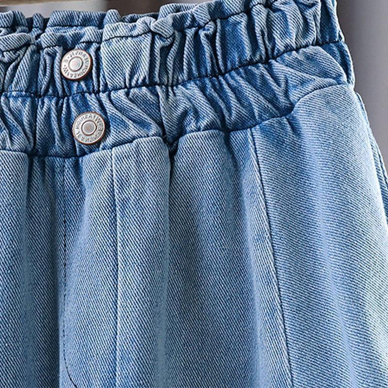 Cubs Lane new denim skirt spring autumn summer big children's skirt