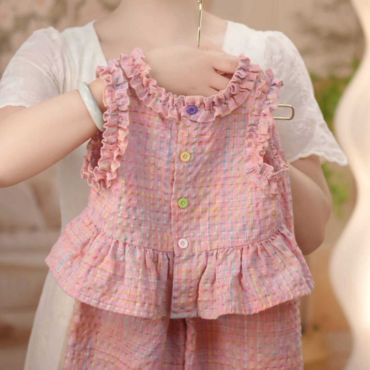 Cubs lane  girls suit children new summer baby stylish casual fashionable two-piece summer clothing