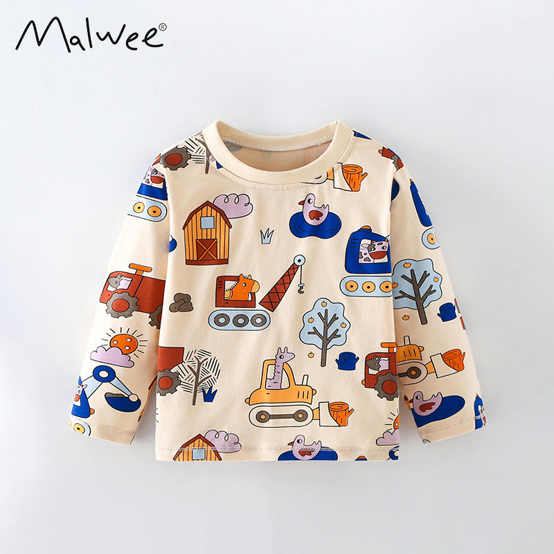 Cubs Lane children's casual round neck stylish long-sleeved