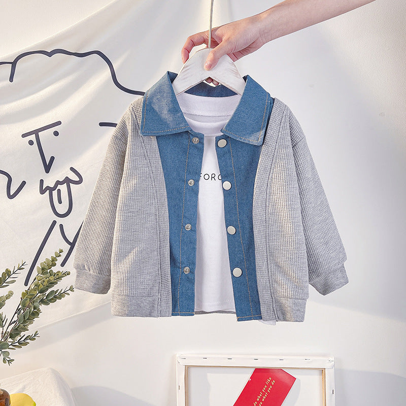 Cubs Lane  style autumn new denim jacke