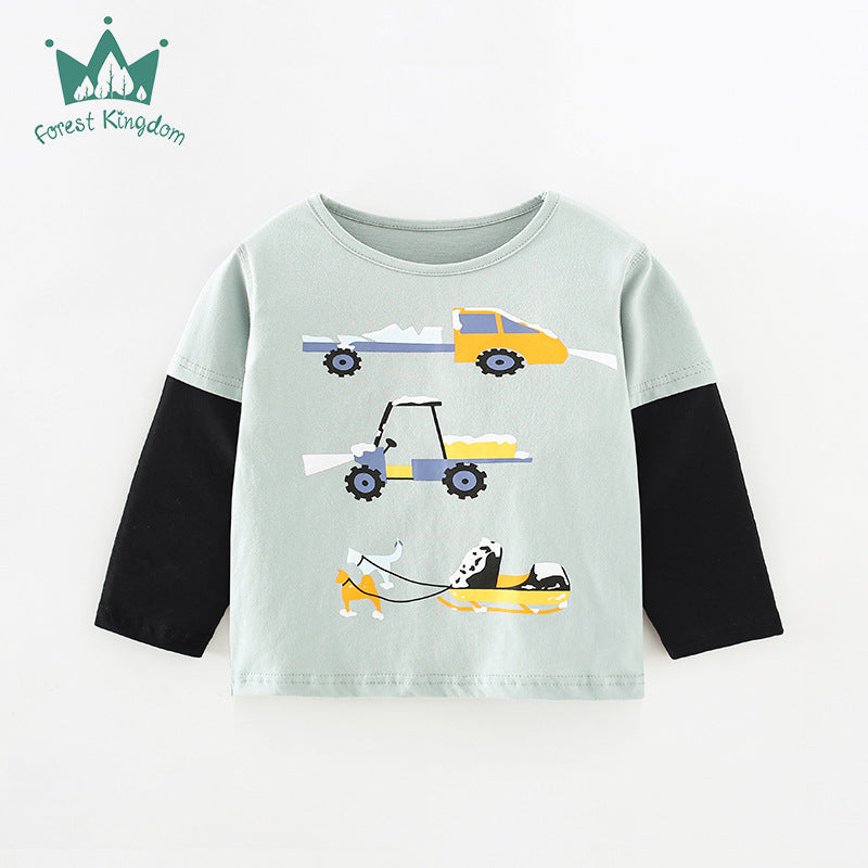 Cubs Lane boy's long-sleeved T-shirts, children's clothing, new arrivals