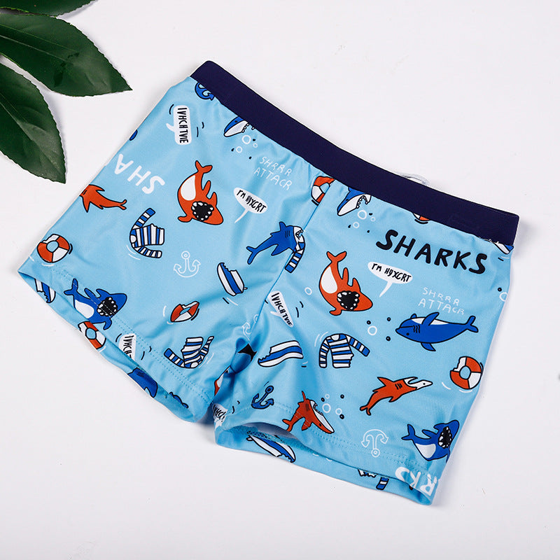 Cubs Lane children boy swimsuit boxer baby swimming trunks hot spring swimsuit