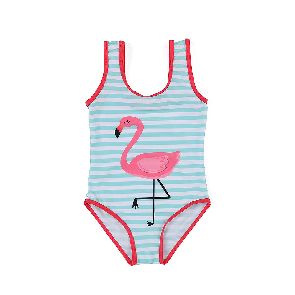 Cubs Lane sleeveless comfortable swimsuit For baby girl