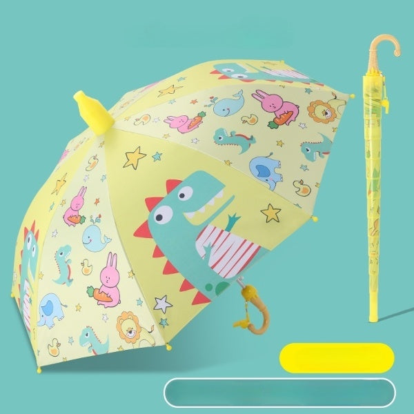 Cubs Lane Yellow Animal Print Umbrella