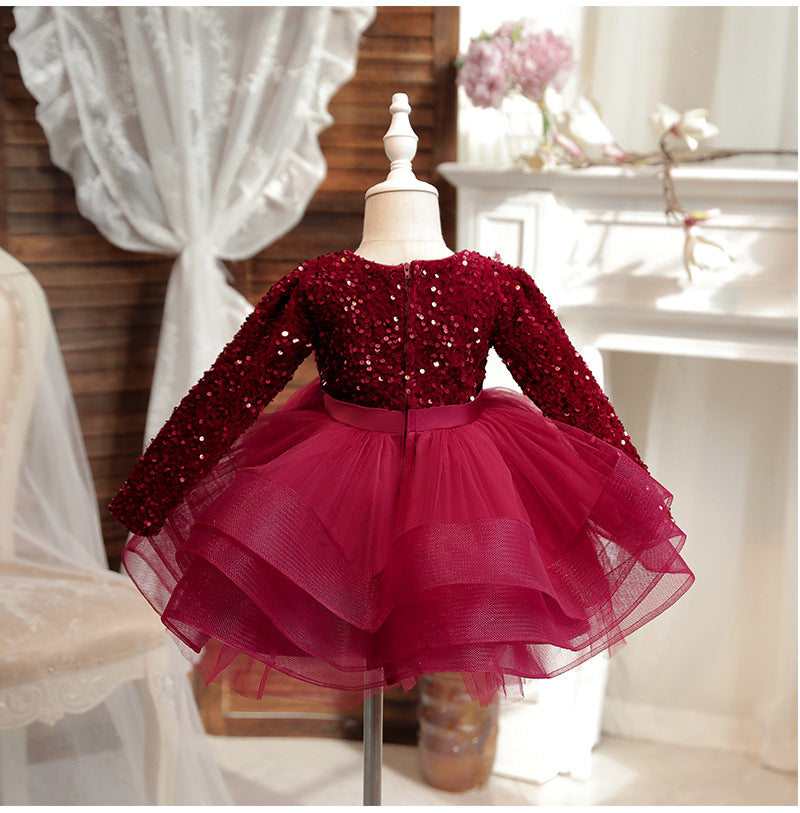 Cubs Lane Party Wear Pink Color Dress For Girls