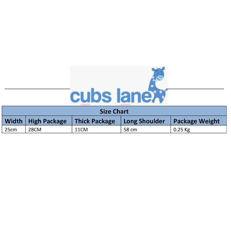 Cubs Lane Blue Graphic Print Sling Bag