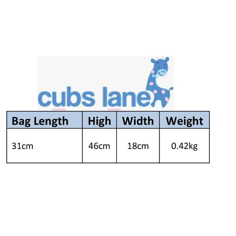 Cubs Lane Blue Graphic Print Sling Bag